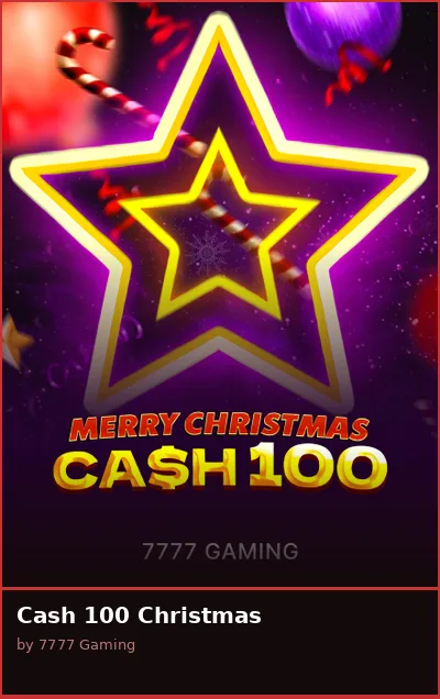 Cash 100 Christmas