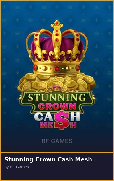 Stunning Crown Cash Mesh